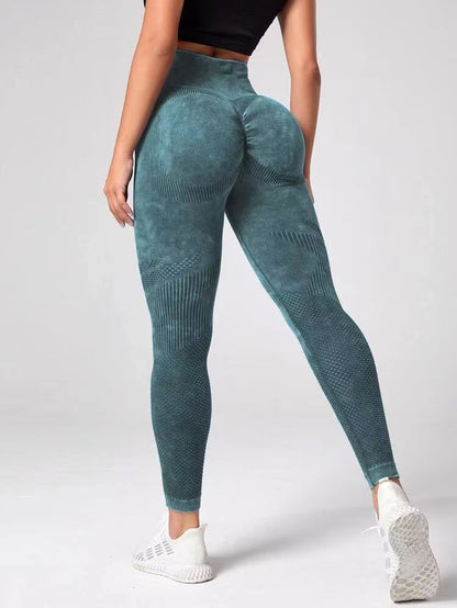 Hollow Design Seamless Leggings High Waist Hip Lifting Running Sports Fitness Yoga Pants Fashion Womens Clothing - GBAStar