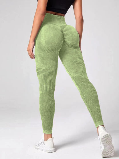 Hollow Design Seamless Leggings High Waist Hip Lifting Running Sports Fitness Yoga Pants Fashion Womens Clothing - GBAStar